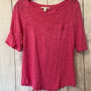 Banana Republic hot pink tee size XS Euc